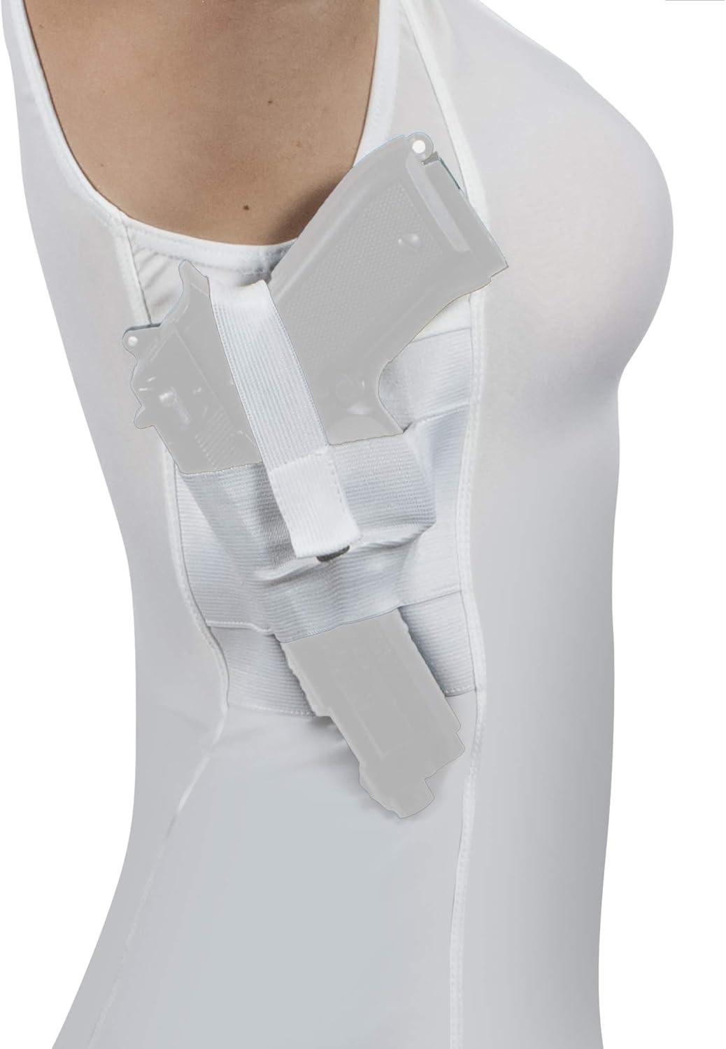 Women's Concealed Carry Holster Tank Top Compression Shirt