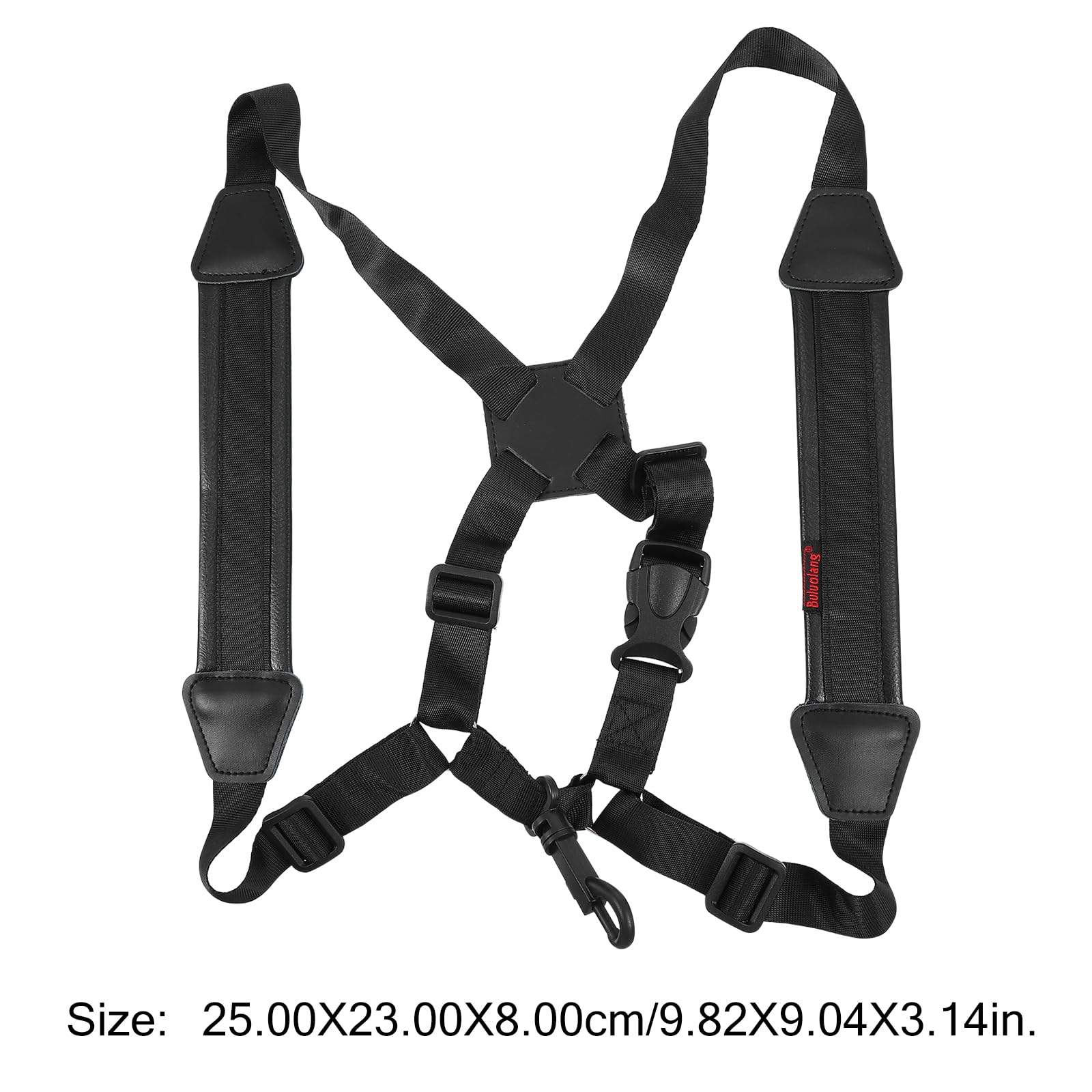 Abaodam 1pc Saxophone Shoulders Strap Double Shoulder Sax Strap for Tenor Saxophone Black Smooth and Comfortable Material Heavy Duty and Sturdy
