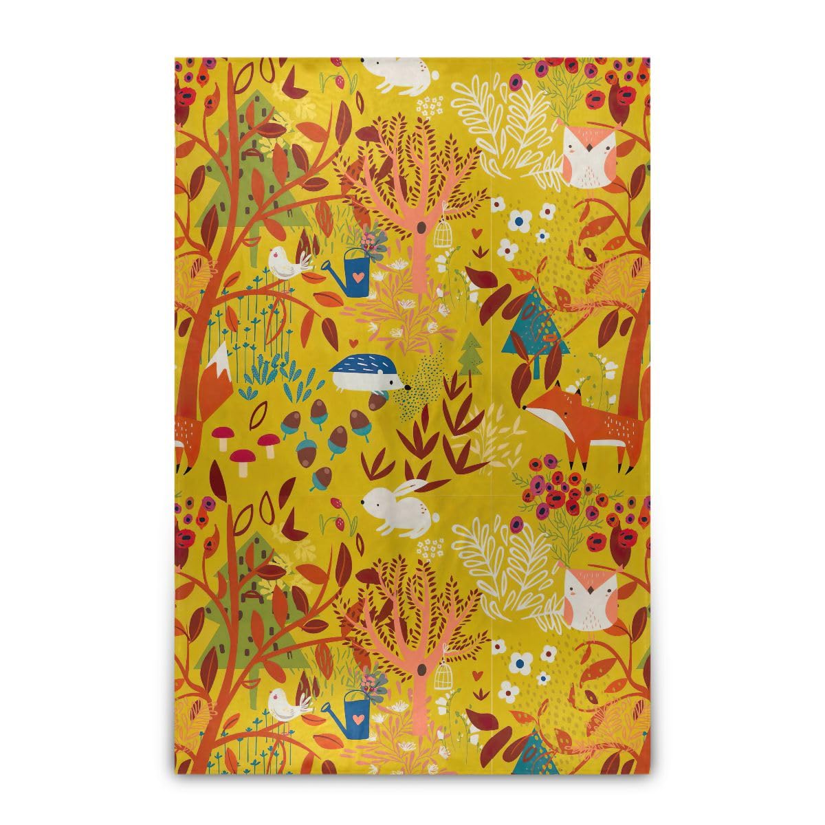 Couverture en flanelle jaune haut de gamme GAIREG grand confort 228x152 cm