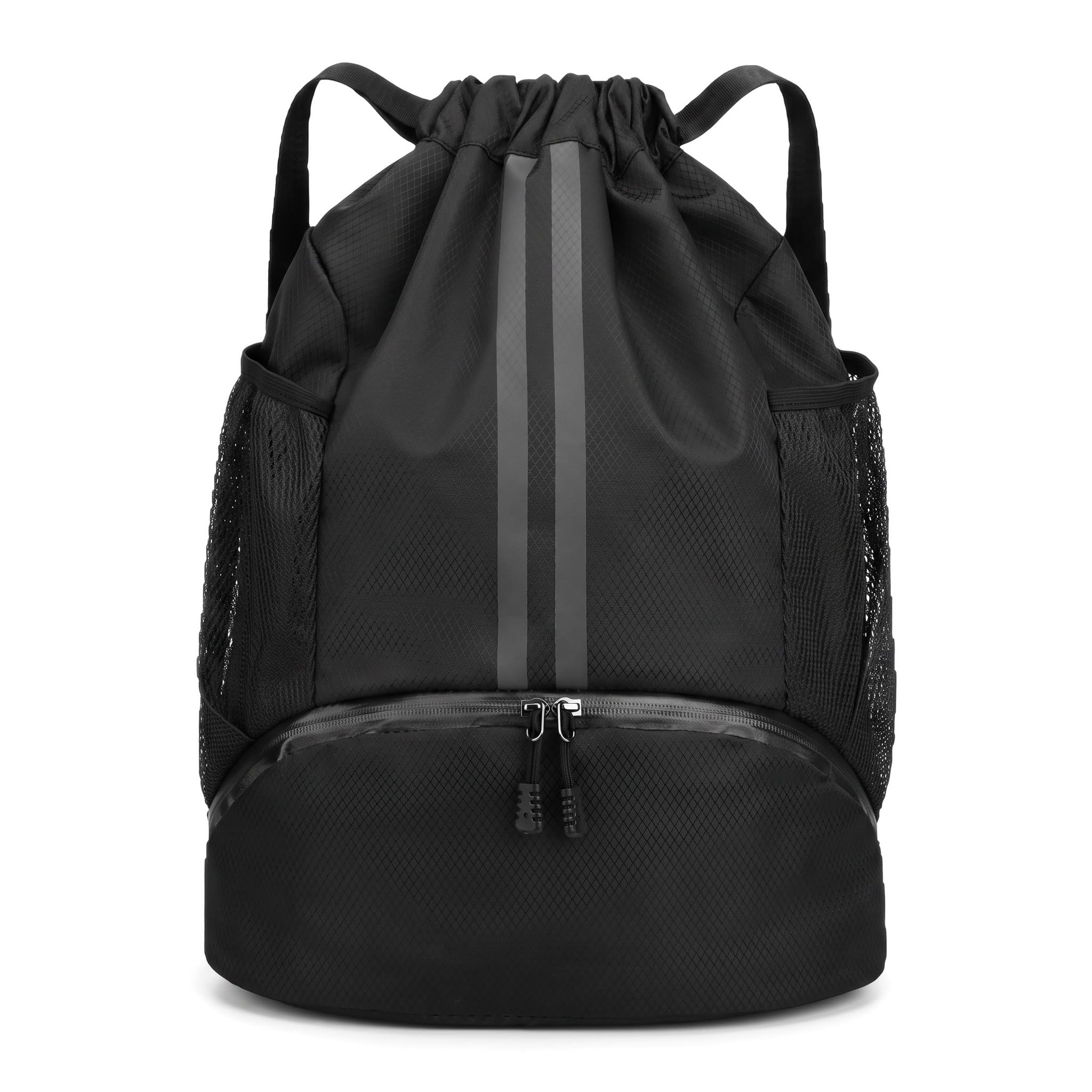 Durdiiy Unisex Waterproof Drawstring Backpack for Gym & Swim,Oxford Gym Bag