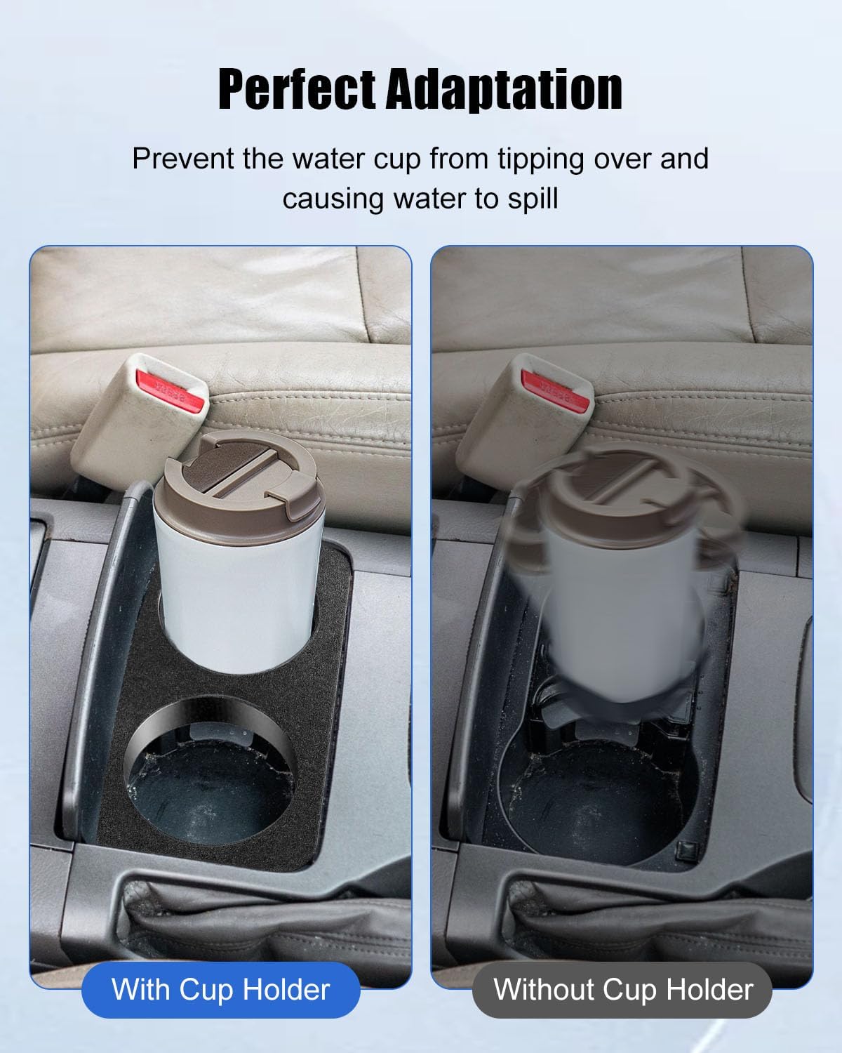 Cup Holder Insert Fit for Lexus GX470 2003-2009 Center Console Upgrade