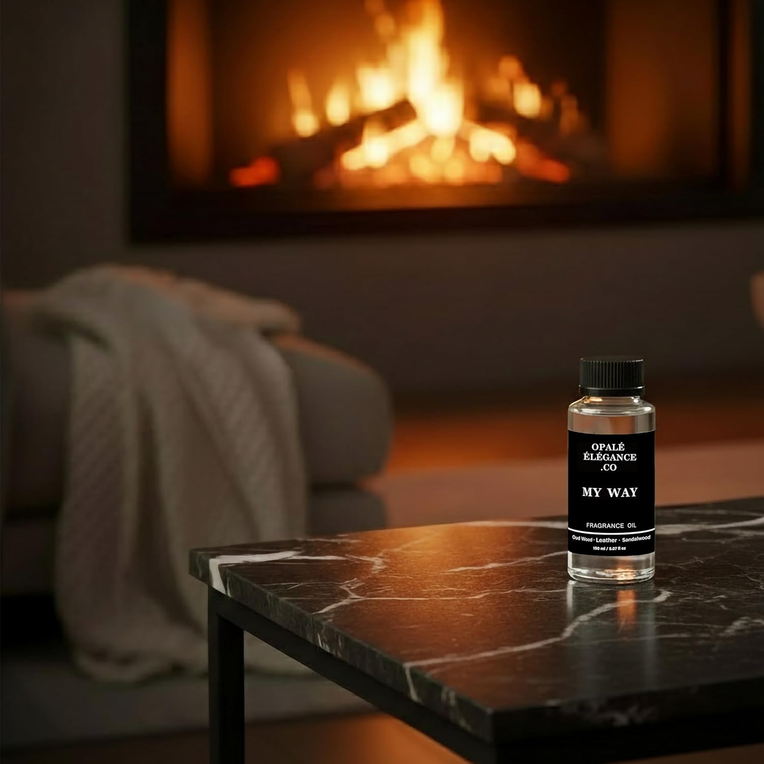 My Way 150mL Luxury Aroma Oil – Hotel Aromatherapy Diffuser Blend with Lush Sandalwood, Warm Cedar & Soft Iris – Long-Lasting Scent for Bedroom, Office & Living Spaces – Inspired by One Hotel Miami - Image 6