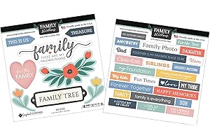 Family Scrapbook Stickers: Capture Memories with Love and Inspiration