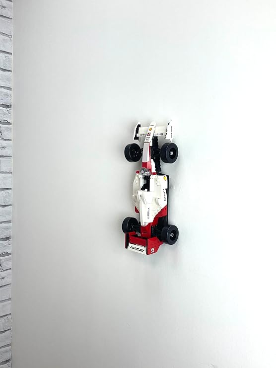Vertical Wall Display Mount for Lego McLaren MP4/4 & Ayrton Senna (10330)