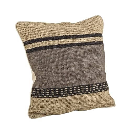 Fennco Styles Jute & Wool Kilim Collection Design Decorative Down