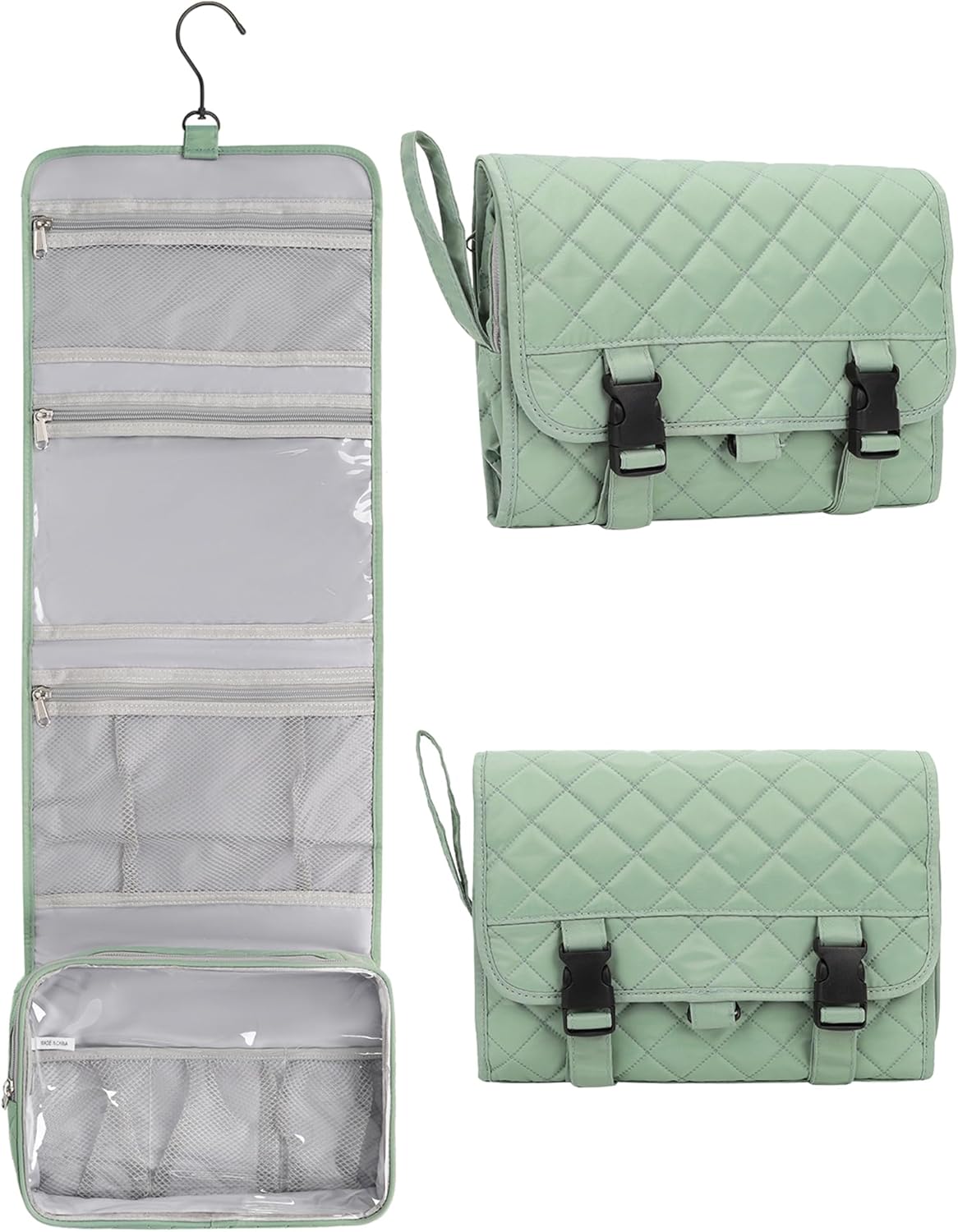 Relavel Travel Hanging Toiletry Bag for Men Women Travel