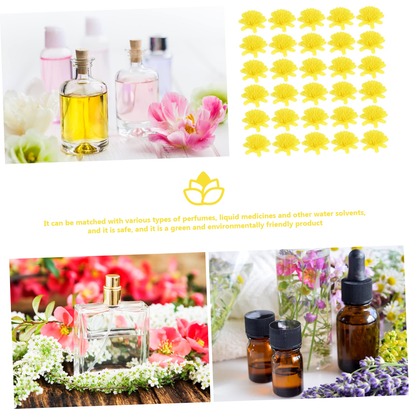 Alipis 200piezas Flores Difusoras De De para Decoración y Aromaterapia Espacios Cerrados