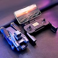 Vista 1 de Wingshot i8 Max 4K Drone con cámara 4K, drones para adultos, evitar obstáculos, WiFi FPV RC Quadcopter con control de gestos, mini drones plegables