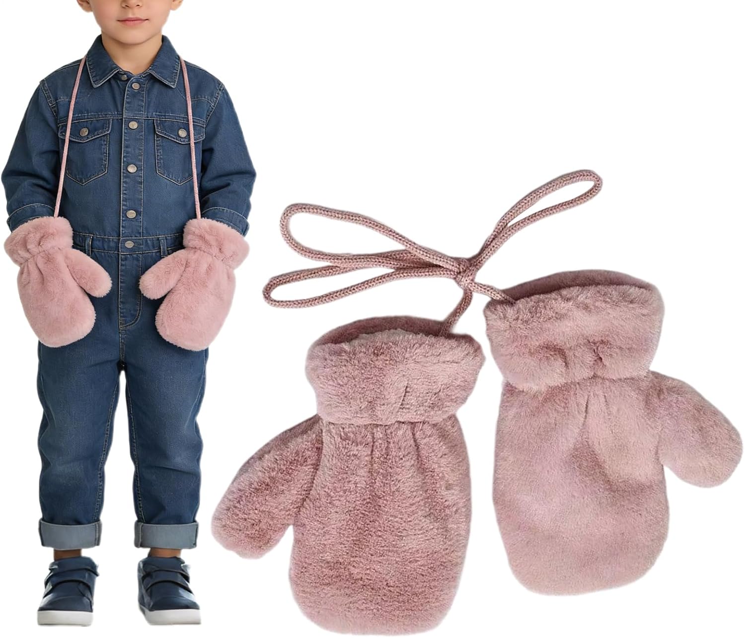 Kids Snow Mittens - Cold Weather Hands Protection | Snow Play Protection Kids Mittens,for Boys Preschoolers 1-10 Years Old