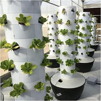 Garden Hydroponic Growing System Vertical Tower Automate Aeroponics Mini Indoor Outdoor Home Grow Herb Without Led Light,Hydroponic Growing Kits Systems White Light