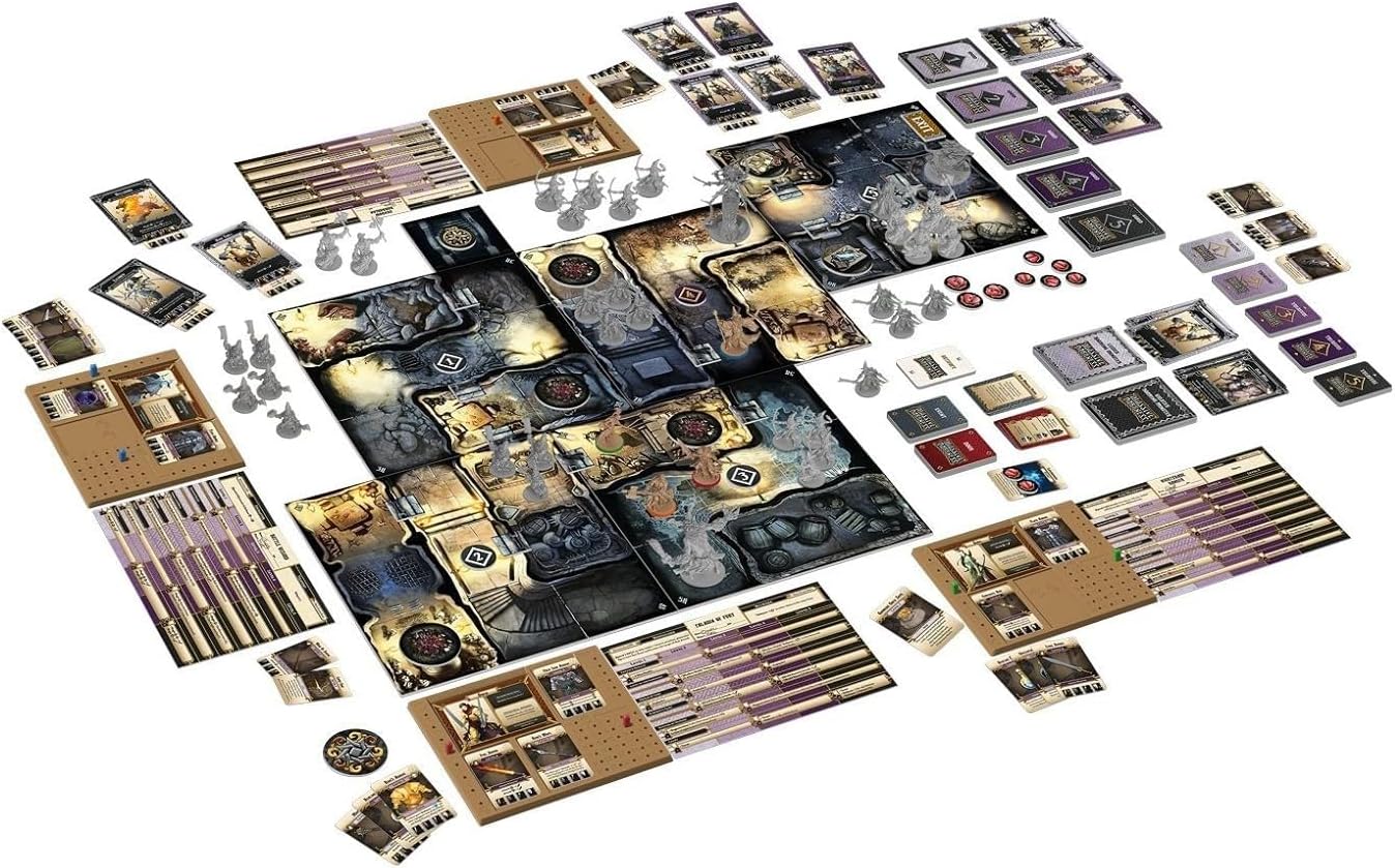 Massive Darkness Board Game | Strategy Game | Adventure Game | Miniatures Battle Game for Adults and Teens | Ages 14 and Up | 1-6 Players | Average Playtime 90 Minutes | Made by CMON