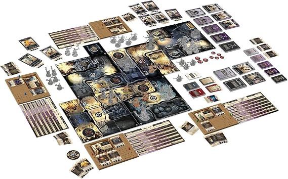 Massive Darkness Board Game | Strategy Game | Adventure Game | Miniatures Battle Game for Adults and Teens | Ages 14 and Up | 1-6 Players | Average Playtime 90 Minutes | Made by CMON