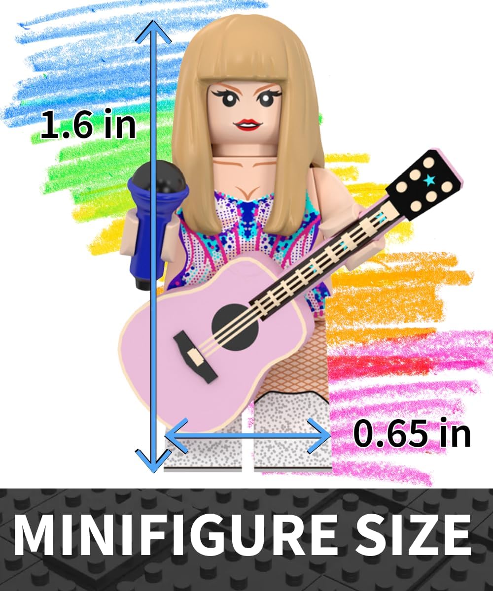 Taylor Edition: Superstar Minifigure Set, Multiple ERAS of Iconic Style – Multipack