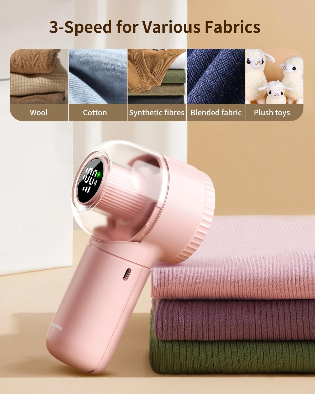 coldSky Quitapelusas con cepillo CY610