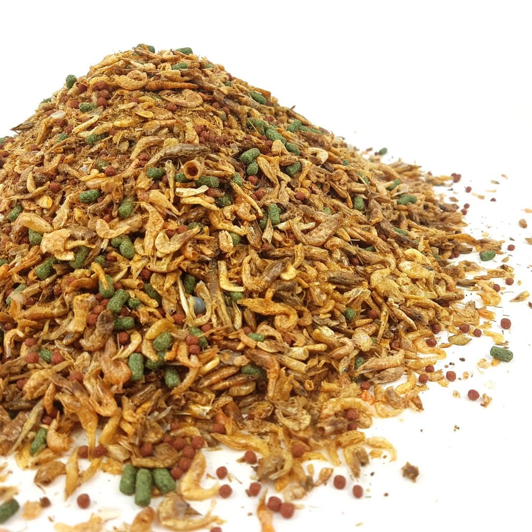 Turtle & Terrapin Mix - Pellets Sticks Shrimp Fish Food Complete Diet Growth (500g)