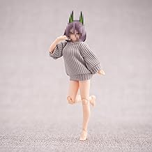 Cute Set, 1/12 Men's and Women's Outfit, Casual Set, Size 1/12 Scale, Wear Your Clothes to a Scale, Cute Coat (Head, Body Not Included) (Gray)