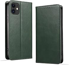 KWATUNG iPhone 11 Case, Notebook Type, PU Leather, Stylish, Lightweight, Heat Dissipation, Smartphone Case for iPhone 11, Notebook Type Case, Thin, Magnetic, Card Storage, Stand Function, for iPhone