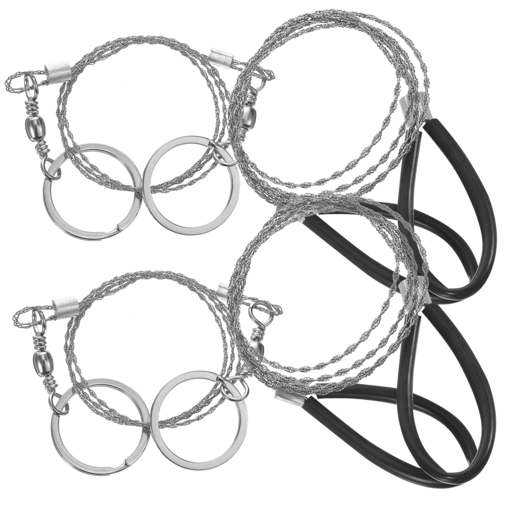 Balacoo Emergency Wire Saw Compact Steel Wire Saws Pocket Chainsaws Outdoor Cutting Cable for Campers