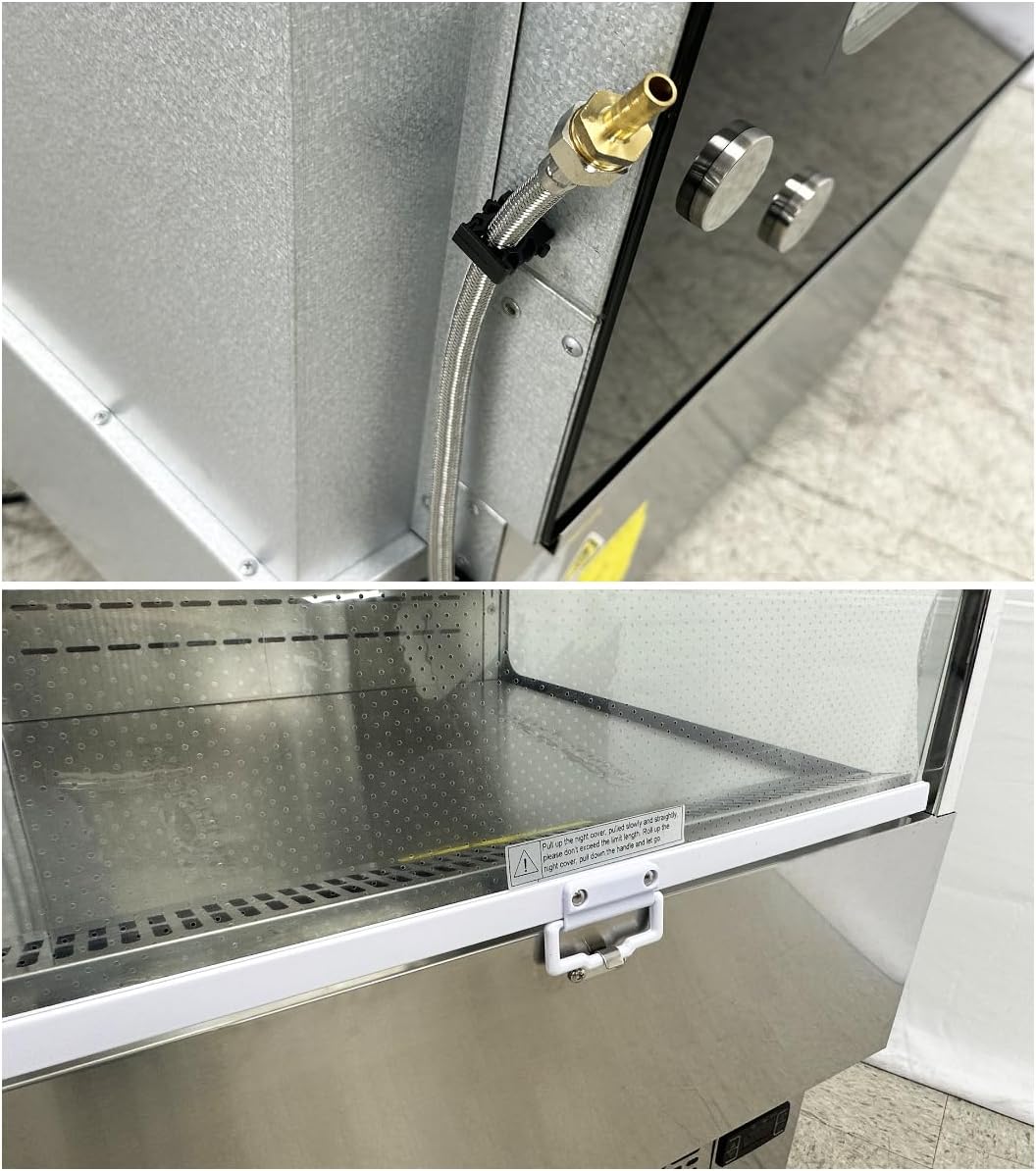 Commercial Refrigerator Open Air Merchandiser Slope 27" Grab Showcase Coffee Shop Multideck Chiller NSF Display Cooler cf-250