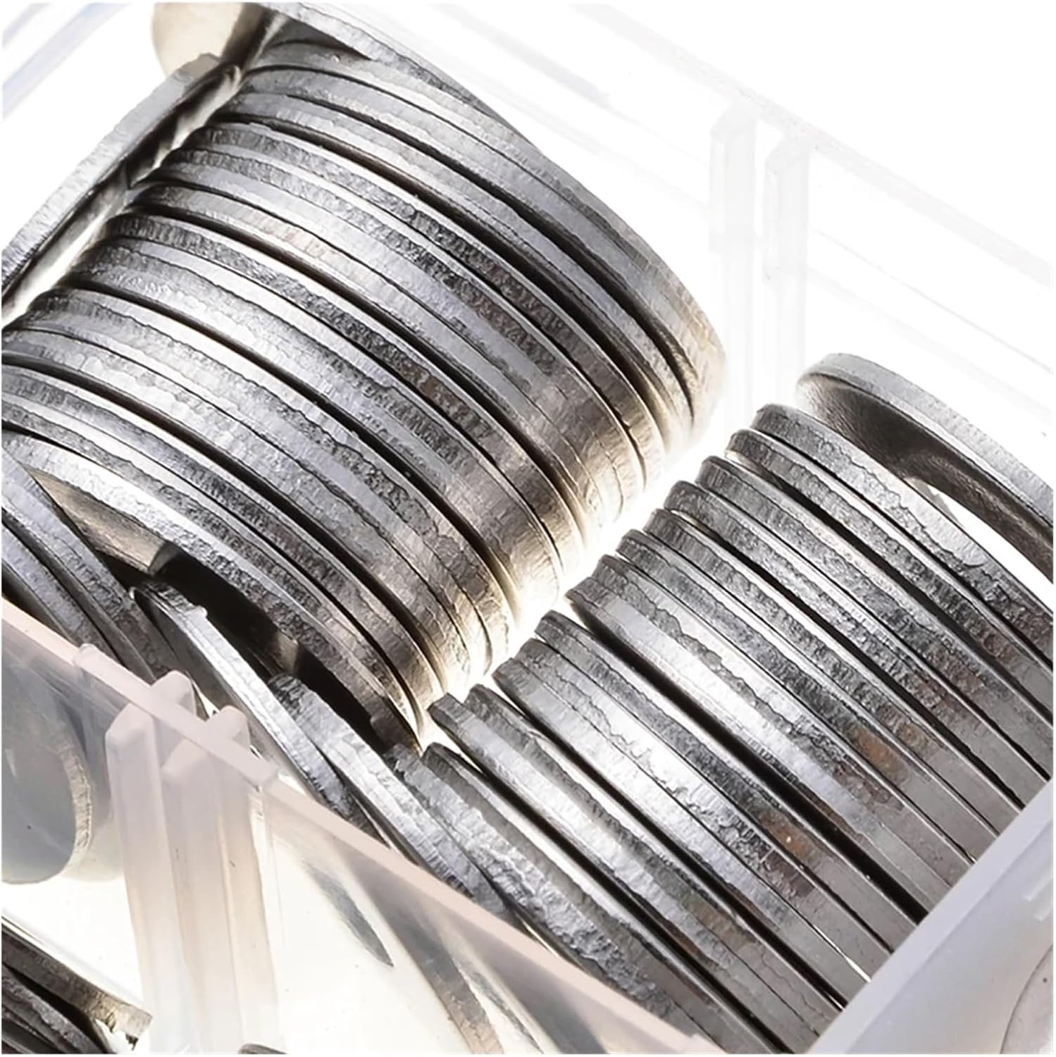 Hardware Fittings 270pcs 6 Sizes Stainless Steel Durable Washers Kit with Case for Machinery Car Assorted Solid Crush Seal Flat Gaskets Set Seal Washer