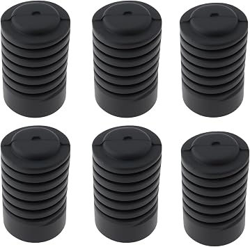 Replacement 817381J000 Hood Rubber Cushion Bumper-Bonnet Cushion Spin Hood Bumper Stops Compatible with N-issan X-Trail T31 2007 2008 2009 2010 2011 2012 2013 6Pcs