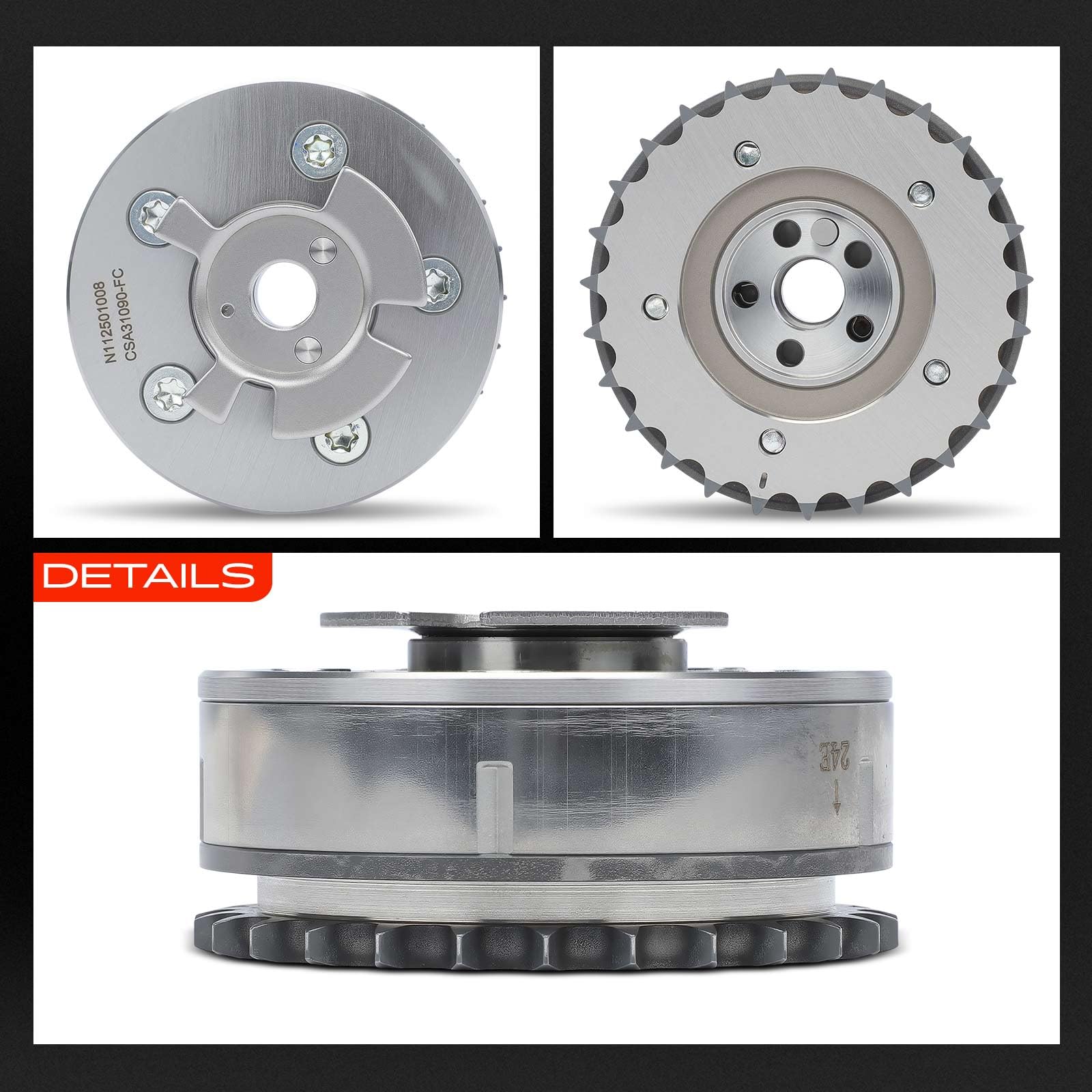 Frankberg Nockenwellenversteller Nockenwellen Kompatibel mit CC 358 3.6 FSI 4.m.o.t.i.o.n P.a.s.s.a.t Variant 3C5 3.2 FSI 4.m.o.t.i.o.n Replace# 03H109087D,03H109087