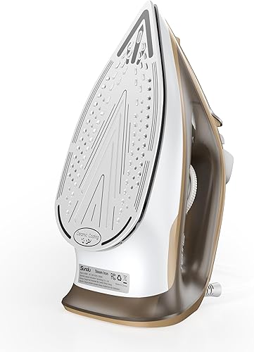 Miniatura 13 de Plancha Vaporizadora para Ropa, Suela de Cerámica Antiadherente, 500 Agujeros de Microvapor, Potente Plancha de Vapor, Ligera, Apagado Automático,