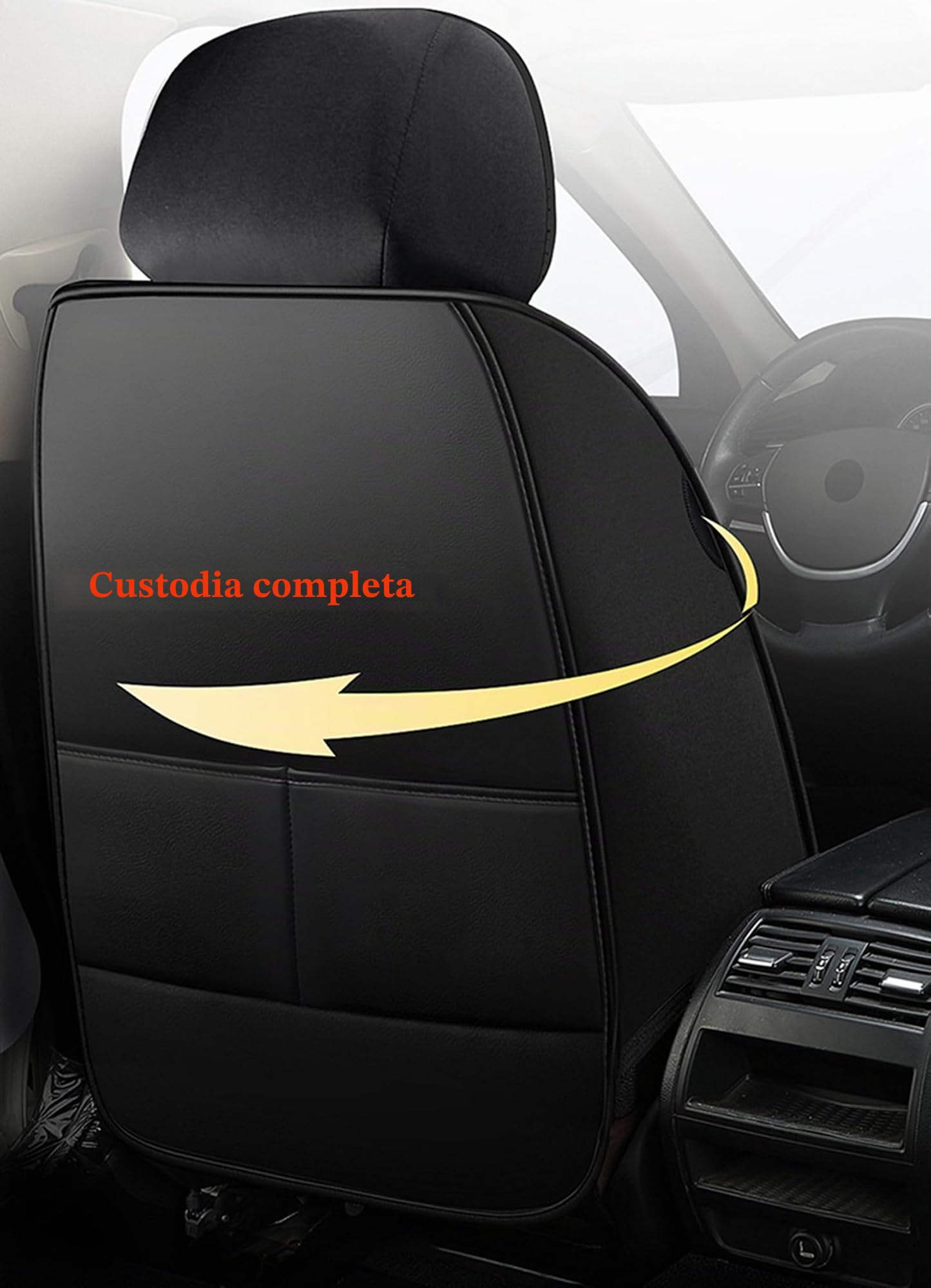 Coprisedili universali per auto sedile anteriore, set da 2 pezzi, impermeabili, in pelle PU, adatti per Renault Arkana Captur Clio Grand Scenic Kadjar Koleos Laguna Twingo