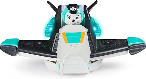 Miniatura 12 de Paw Patrol, Jet to The Rescue Skye Deluxe - Vehículo transformador con luces y sonidos