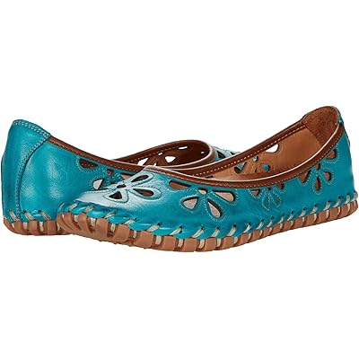 Spring Step Rayely turquoise leather