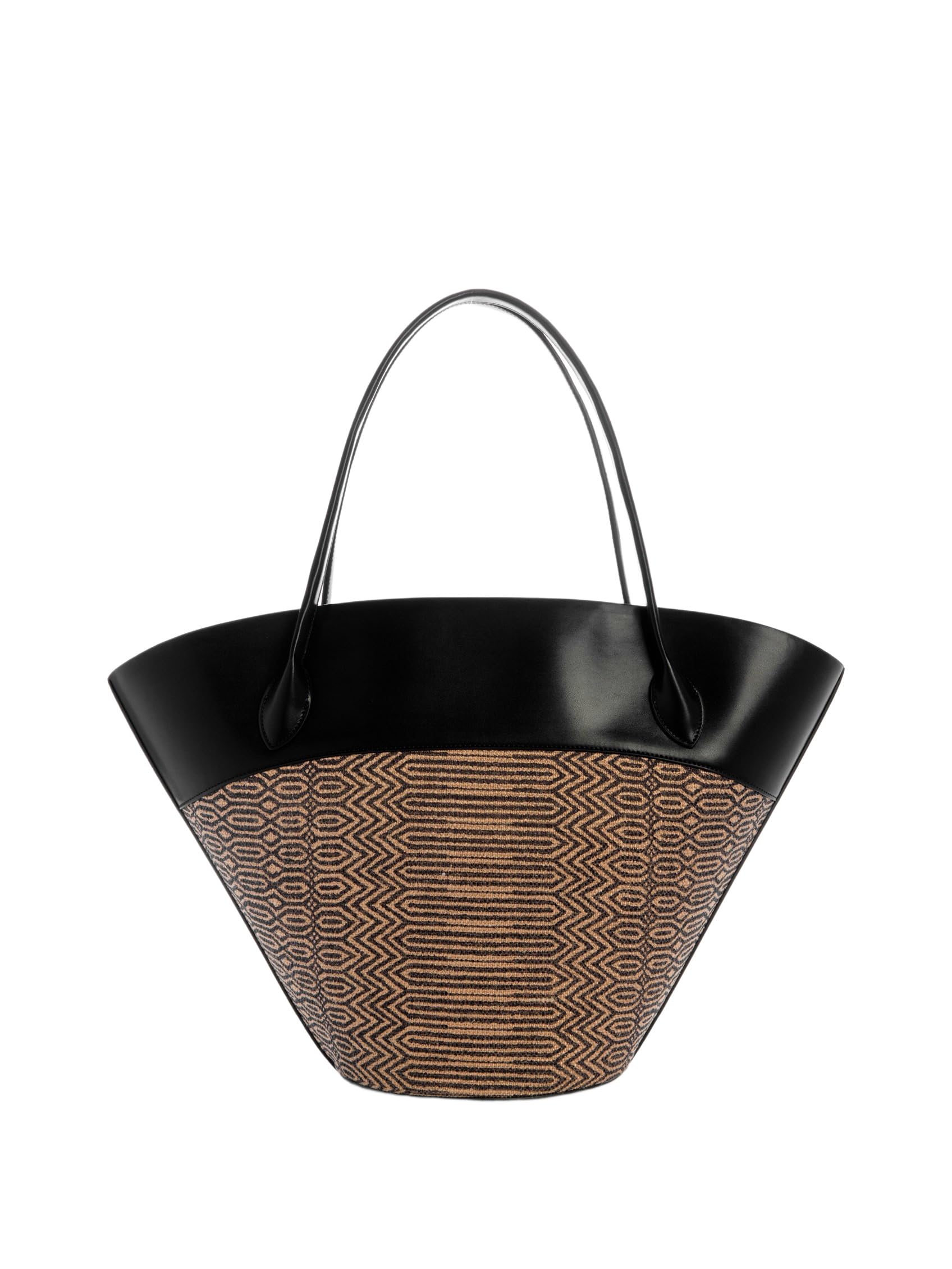 GUESS bolso shopper Venere Extra Large Tote Natural/Black multicolor