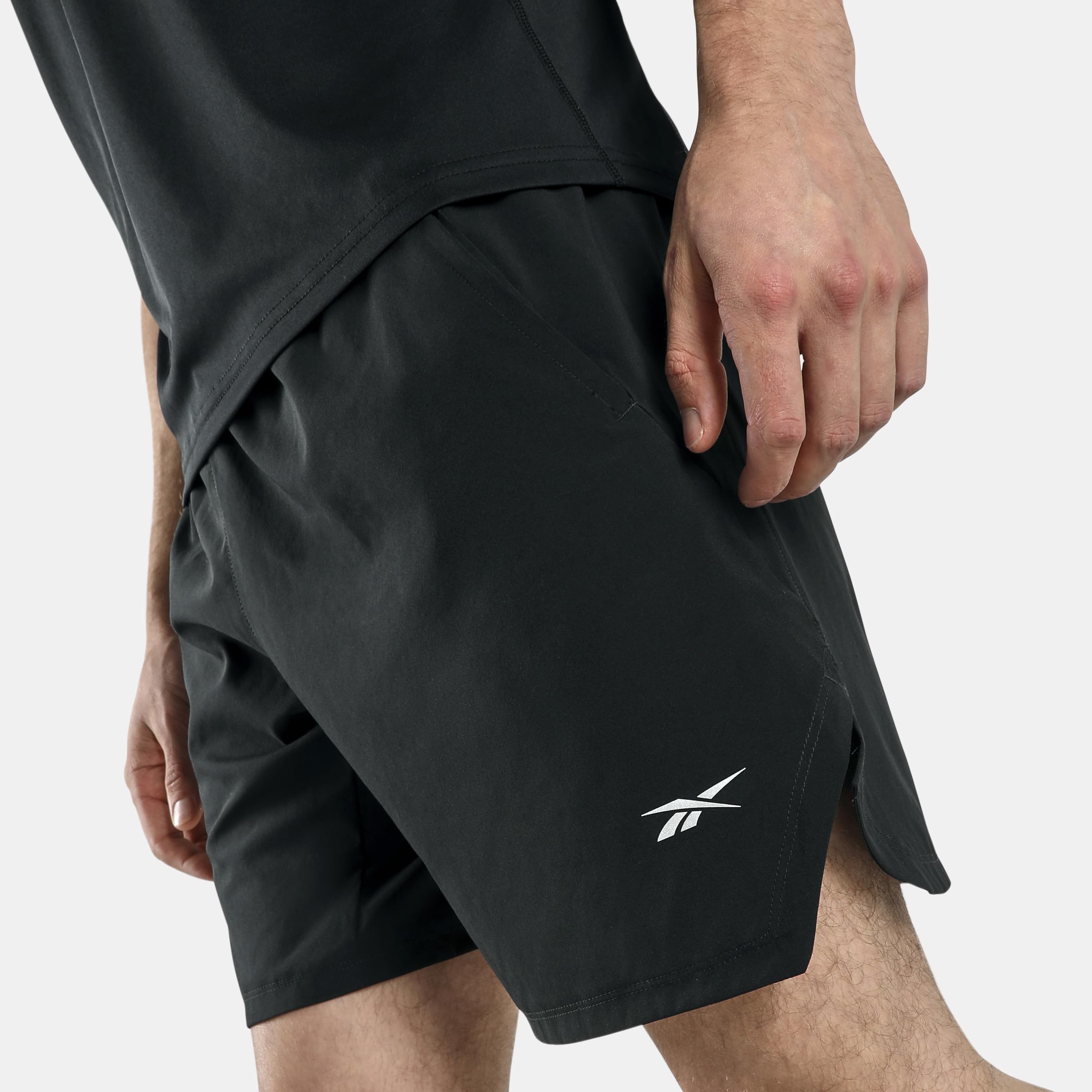 Reebok ID Run Shorts - Pantalones Cortos Informales Hombre