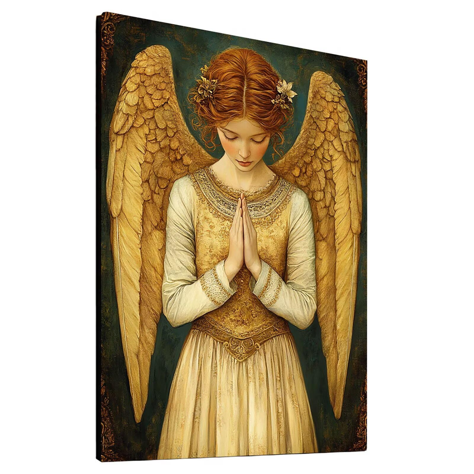 DIY diamentowe malowanie anioł 100 x 135 cm pełne wiertło diamentowe malowanie dorośli dzieci haft krzyżykowy malarstwo według numeru zestaw skrzydła diamentowe zestawy artystyczne, do dekoracji ścian