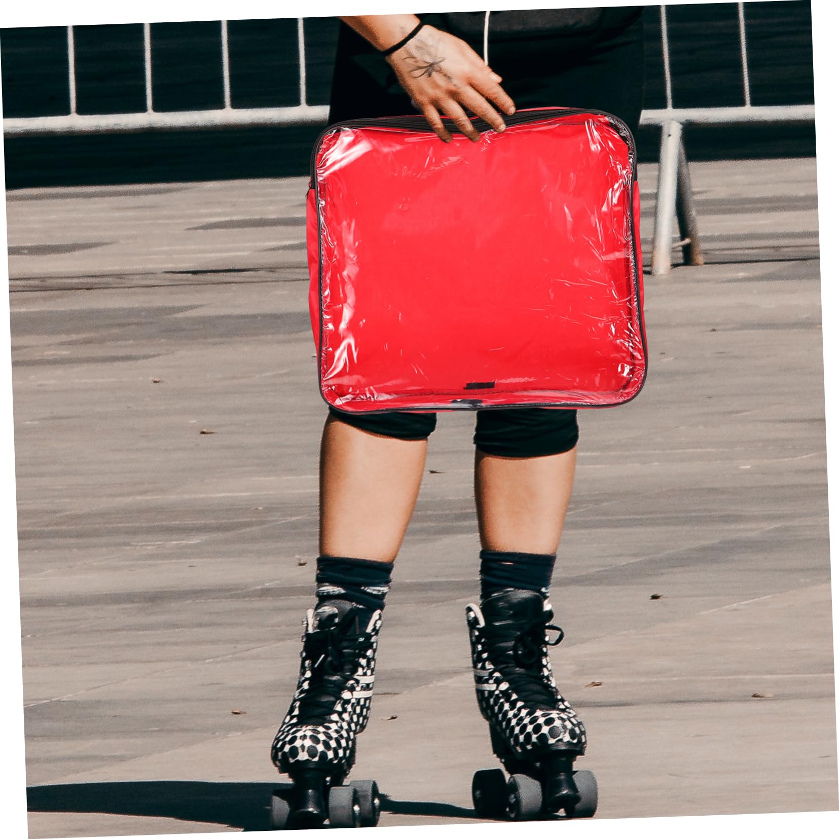 ifundom Roller Skates Carrier Bag Portable Handheld Storage Pouch Durable Lightweight Easy to Clean for Outdoor Use Stylish Design Fits Inline Quad Skates