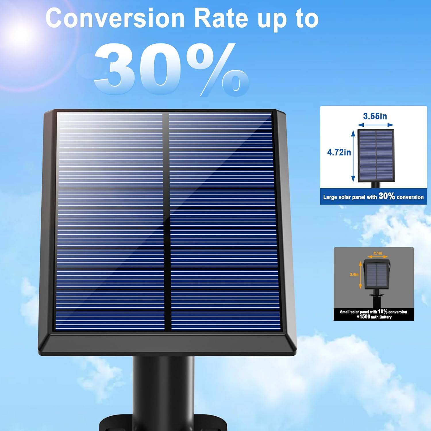 WELALO Solar Spot Lights Outdoor Waterproof IP65, 10 Pack 4 Lighting Modes Solar Powered Landscape Spotlights with Auto On/Off, Solar Garden Christmas Yard Pathway Wall Lights for Outside, Cool White