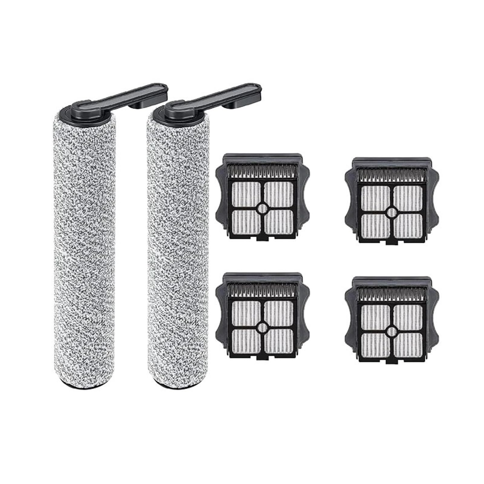 Kit de rechange pour Tineco Floor ONE S5, Pro et Pro2 avec 3 brosses rouleaux et 3 filtres lavables