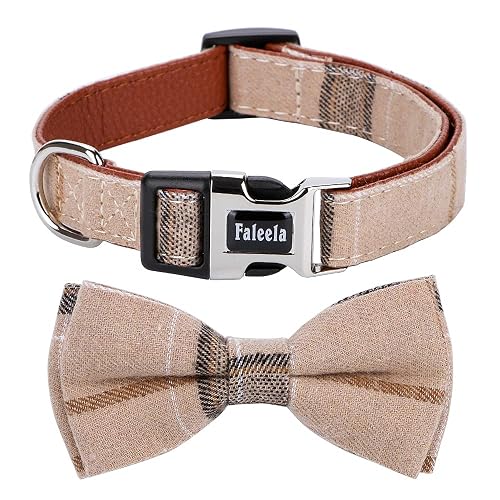 Faleela Bowtie Collar Brown