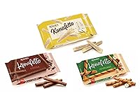Vista 22 de Roshen Rollos de oblea crujientes y sabrosos "Konafetto" con relleno de crema de vainilla, 4.94 oz/140 gramos paquete de 3