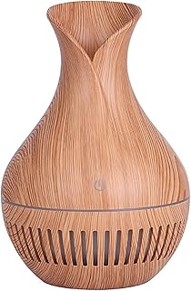 SUQ Diffuseur d'Huiles Essentielles, 130ml silencieux Humidificateur, 7 Couleurs Lumières LED d'Air Diffuseur Parfum, Diffuseur Aromathérapie, pour la Maison, Yoga, Bureau, SPA, Chambre