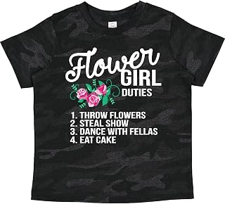 inktastic Flower Girl Wedding Duties Toddler T-Shirt