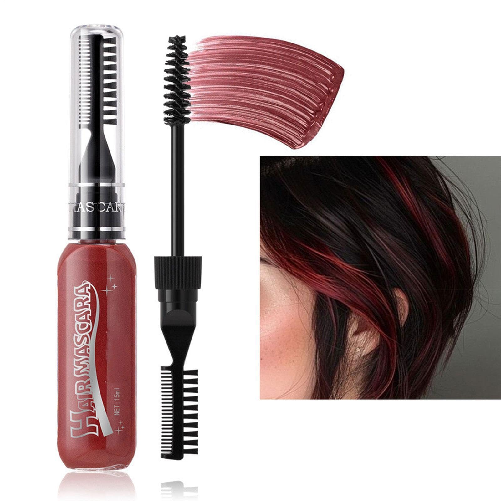 Haarkreide Kamm Set 8 Farben, Haarfärbung, Doppelkopf, Schnell