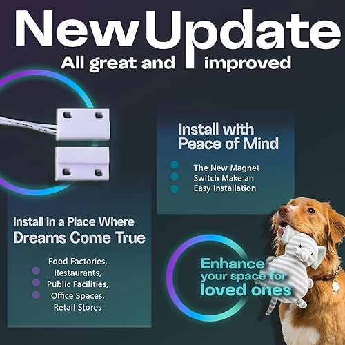 Vista 25 de DuraSteel - Cortina de aire Aerial Titan-2 para interiores de comercios, con revestimiento antierosivo de aleación superfina, certificado UL, 0.91