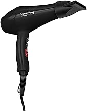 Innoliving INN-607 Asciugacapelli Professionale Nero da 2000W con Motore AC, 2 Velocità e 3 Temperature per una Asciugatura Rapida e Precisa