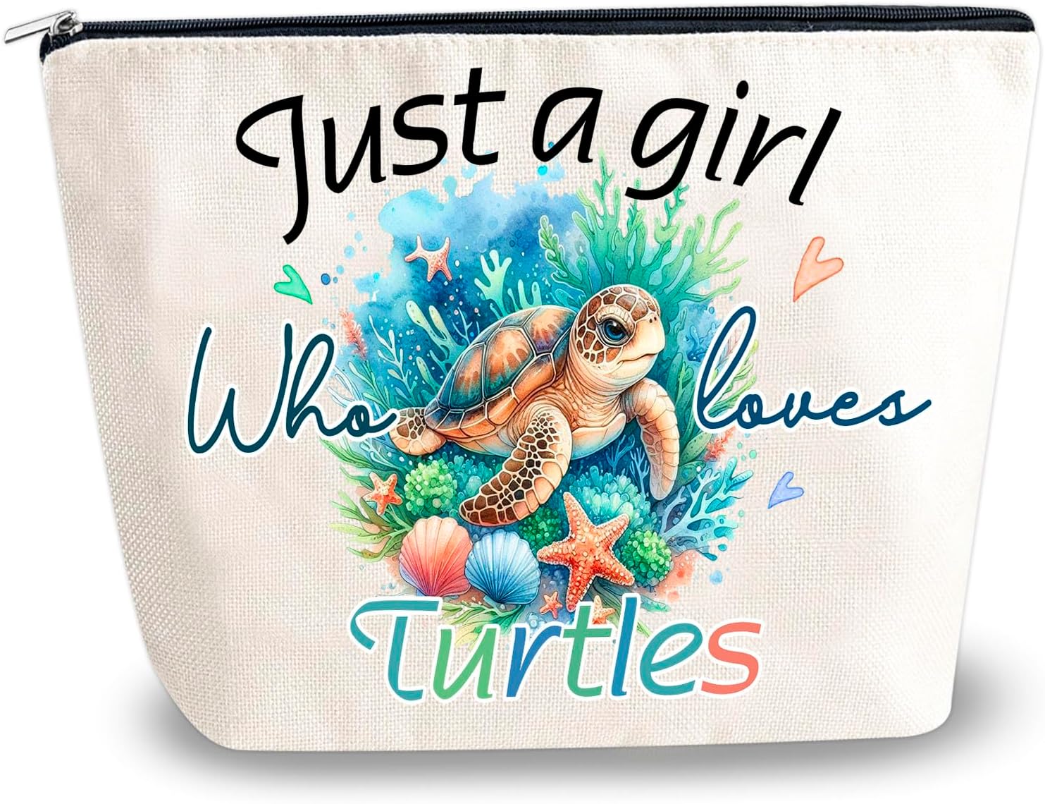 Sea Turtle Gifts For Women Makeup Bag Sea Turtles Lovers Cosmetic Bags Funny Birthday Gifts For Women Turtle Stuff Travel Essentials For Flying Travel Toiletr