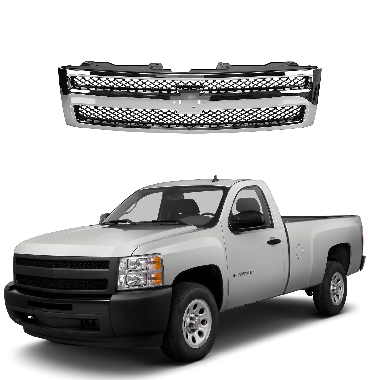 2008 Chevy Silverado Grille Grille For 2007 2008 2009 2010 2011 2012