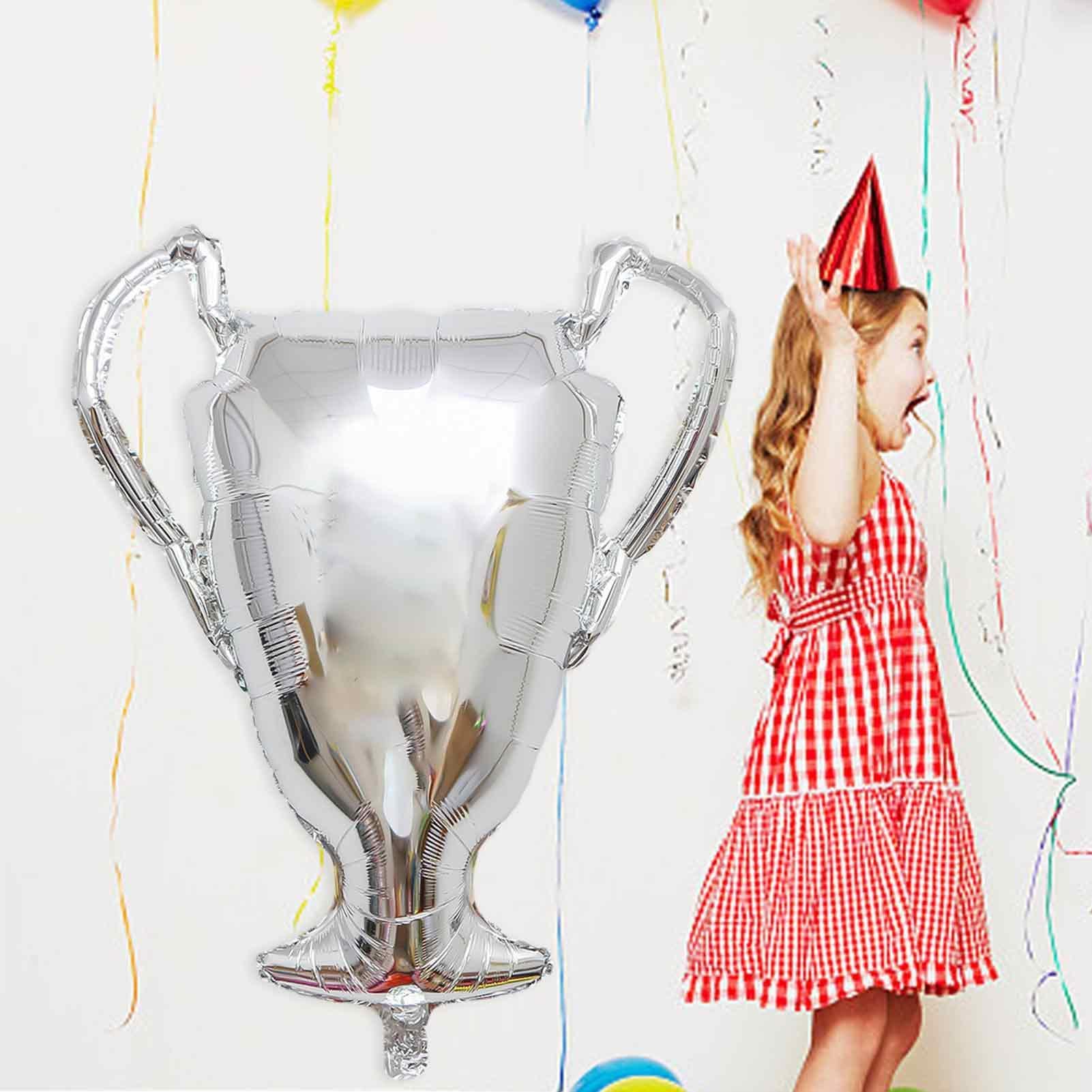 50 Stück Champions-Trophäenballons: Luftballon, Sportbälle der ersten | Folienballons der Trophäe, The Field Folienballons