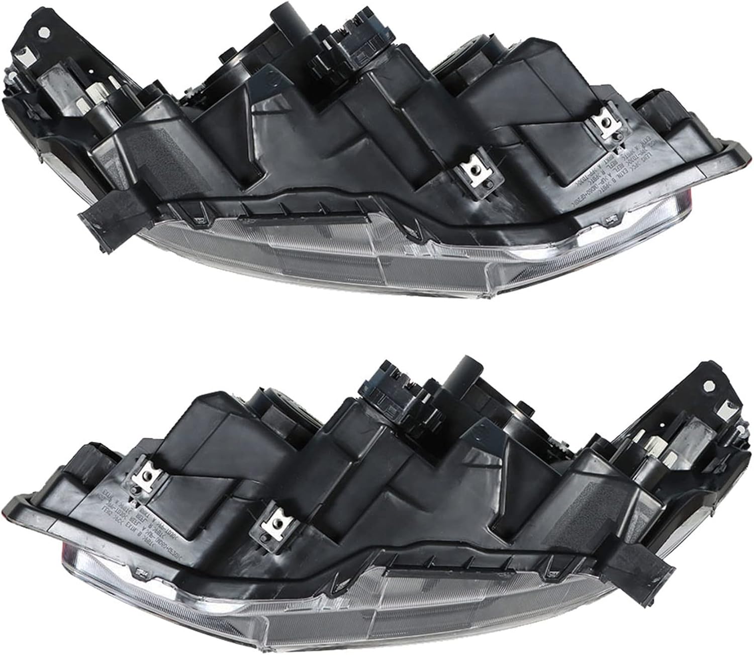 WFLNHB Headlights Assembly Replacement for Honda Civic 2016-2018 (Factory Halogen Type) Projector Headlights Headlamps Driver and Passenger Side
