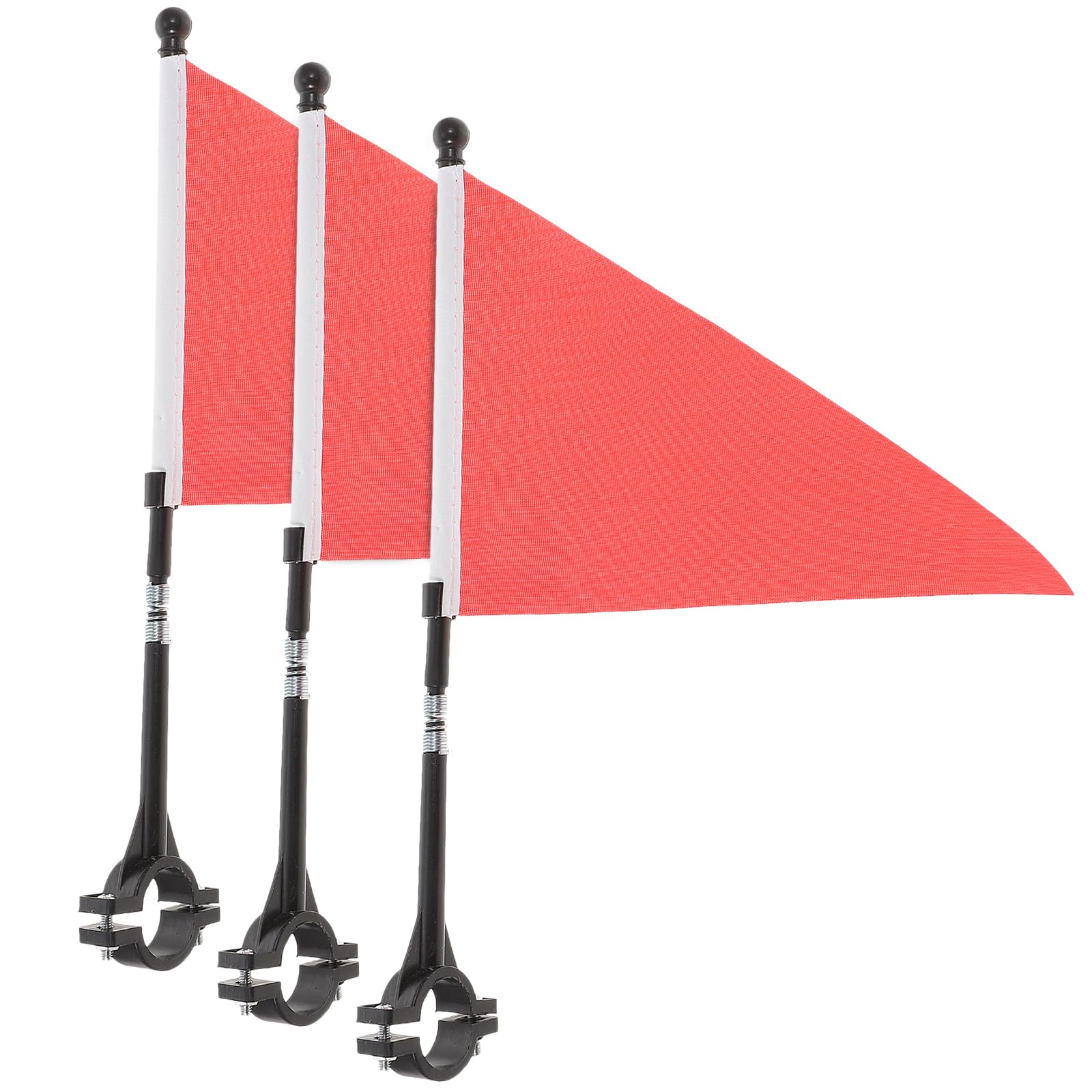 Yardenfun 3sets Boy Girl Bike Handlebar Flag Kit Safety Flags for Bicycles Scooters Trailers Easy to Install for Celebrations Outdoor Activities