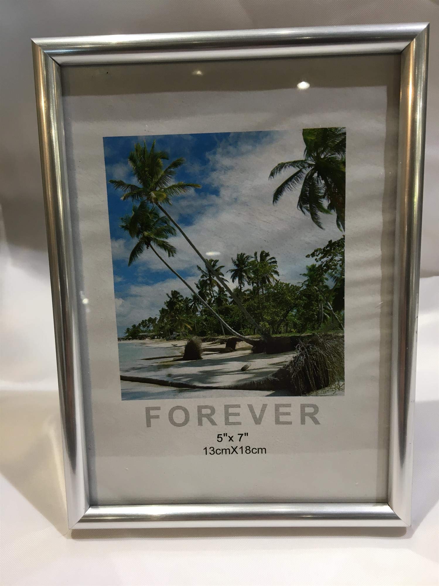 Stock4uSilver Colour Photo Frame - to fit Photo Size 7" x 5"