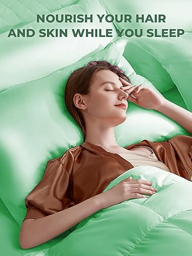 Miniatura 95 de Funda de almohada de seda de morera para cabello y piel, 22 Momme - Funda de almohada de seda natural con cremallera oculta, 6A, suave y lisa de una